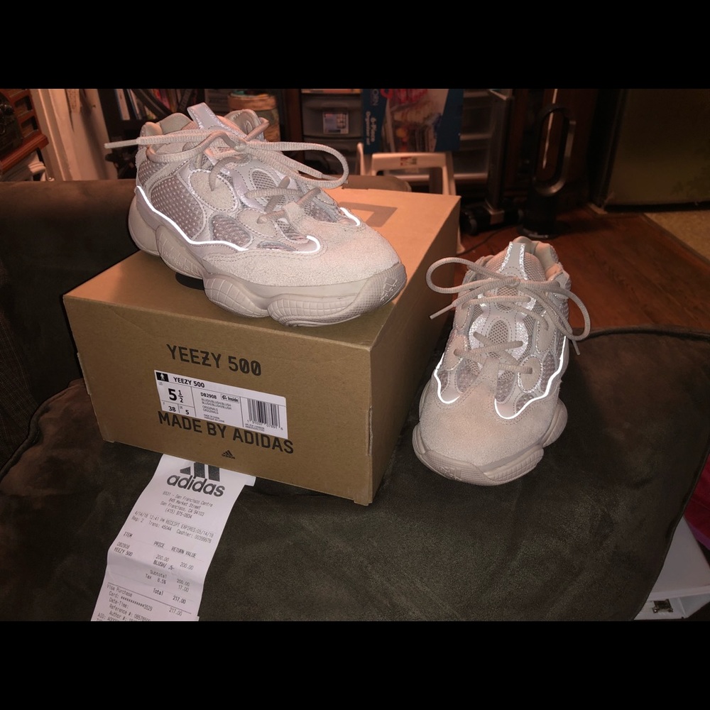 Blush yeezy 500